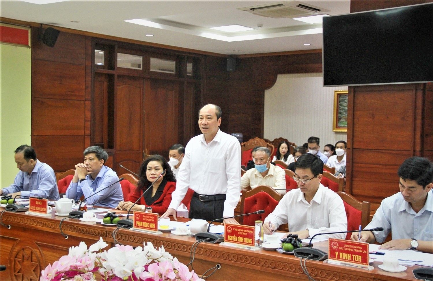 Chủ tịch UBND tỉnh Đắk Lắk Phạm Ngọc Nghị chia sẻ thêm một số thông tin tại địa phương