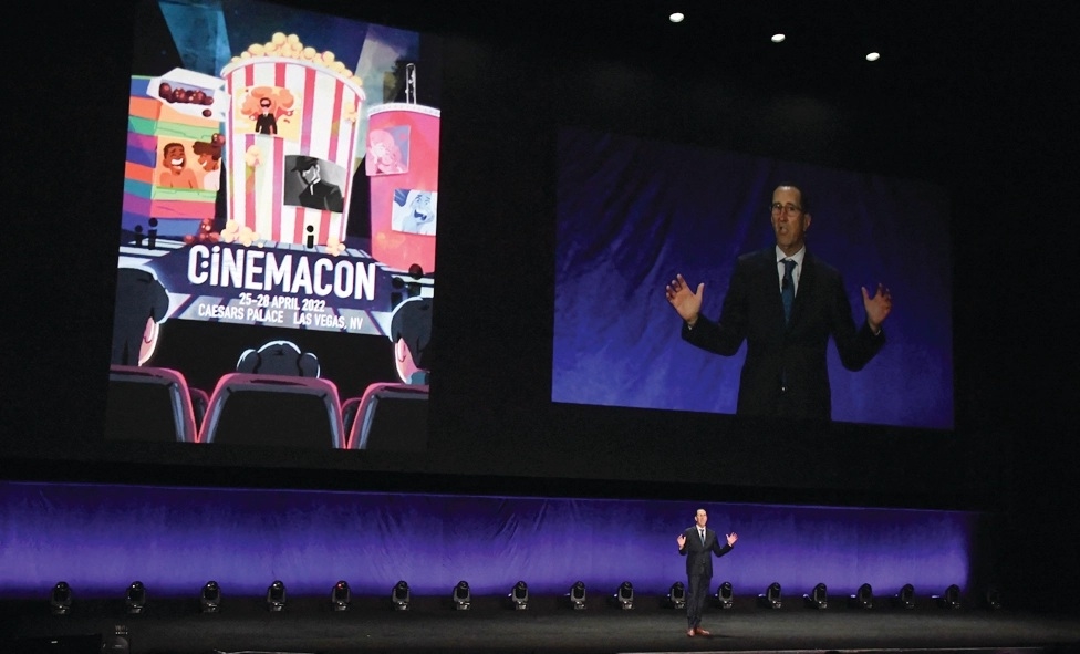 CinemaCon 2022 trở lại sau 2 năm đại dịch COVID-19 hoành hành. Ảnh: AFP