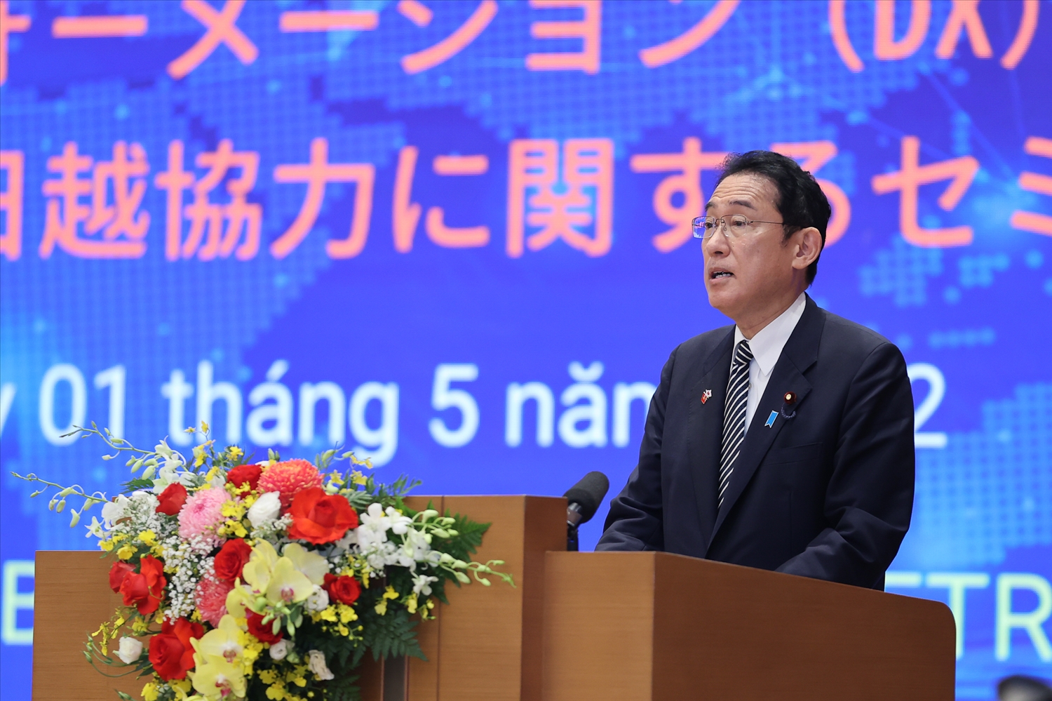 Thủ tướng Kishida Fumio: Khả năng hợp tác giữa Việt Nam và Nhật Bản là không có giới hạn. Ảnh VGP/Nhật Bắc