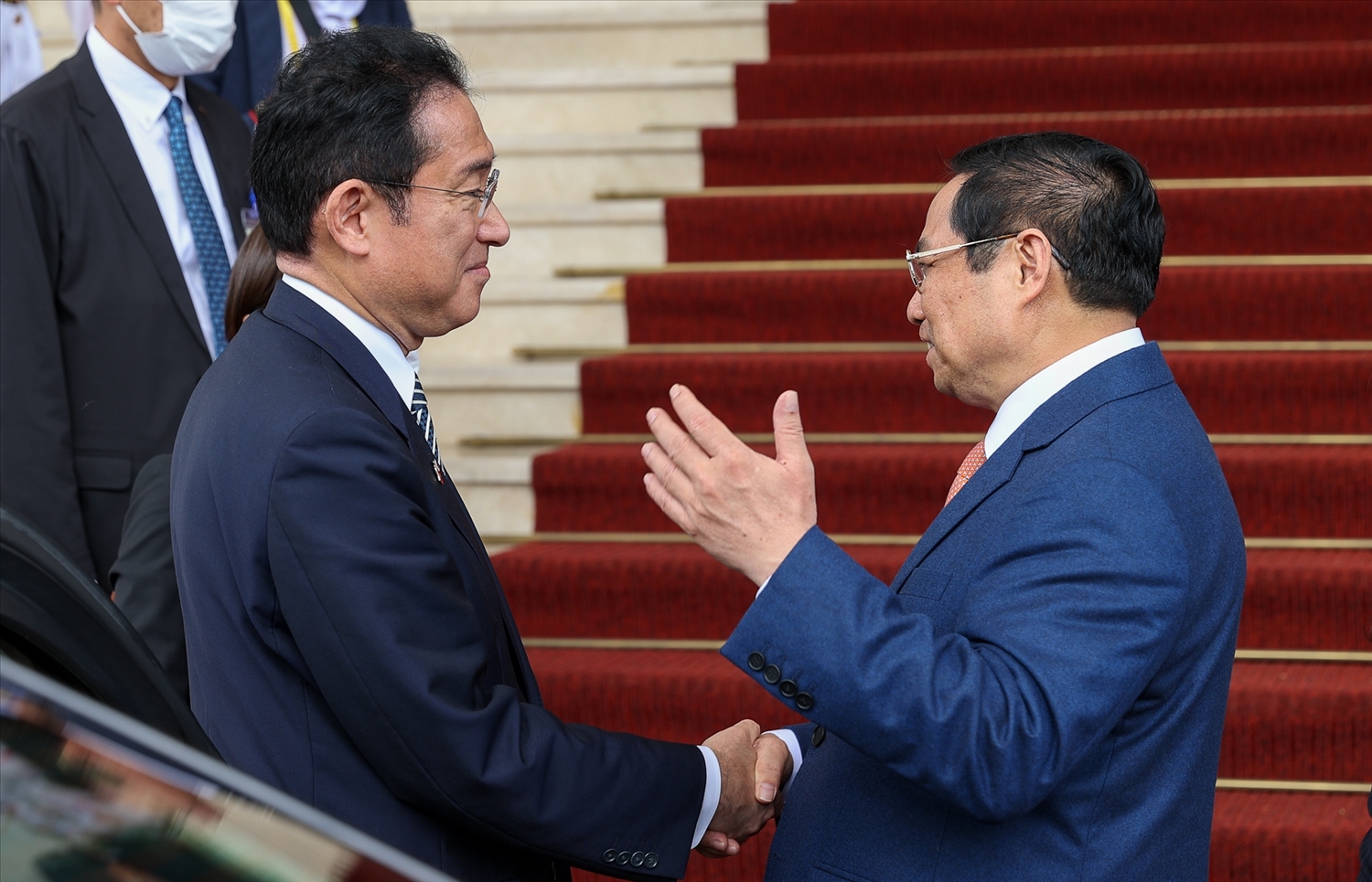 Thủ tướng Kishida Fumio: Việt Nam nắm giữ vị trí ngày càng quan trọng trong chuỗi cung ứng toàn cầu. Ảnh VGP/Nhật Bắc