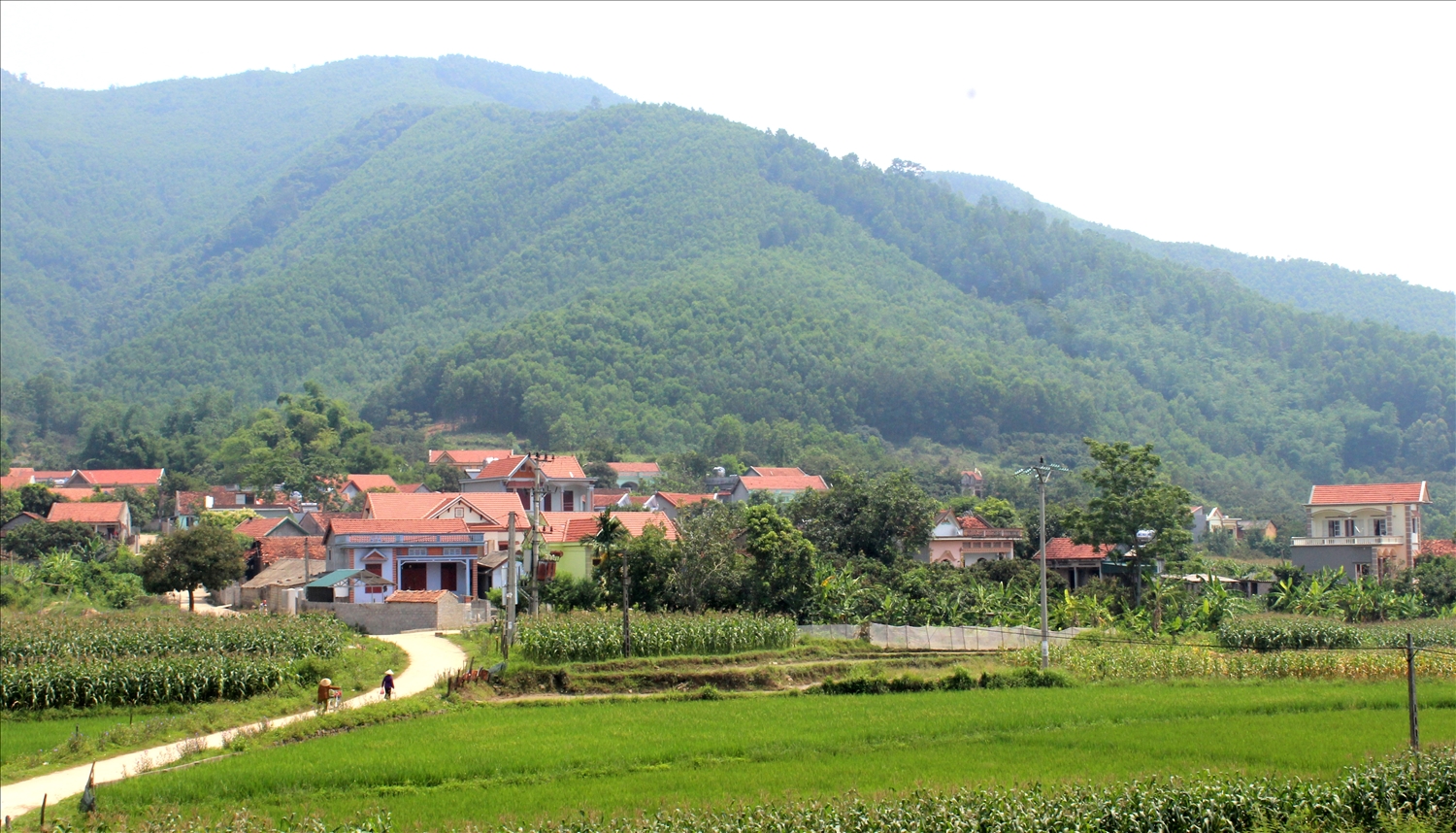 Diện mạo nông thôn mới vùng DTTS của tỉnh Bắc Giang ngày càng khởi sắc.