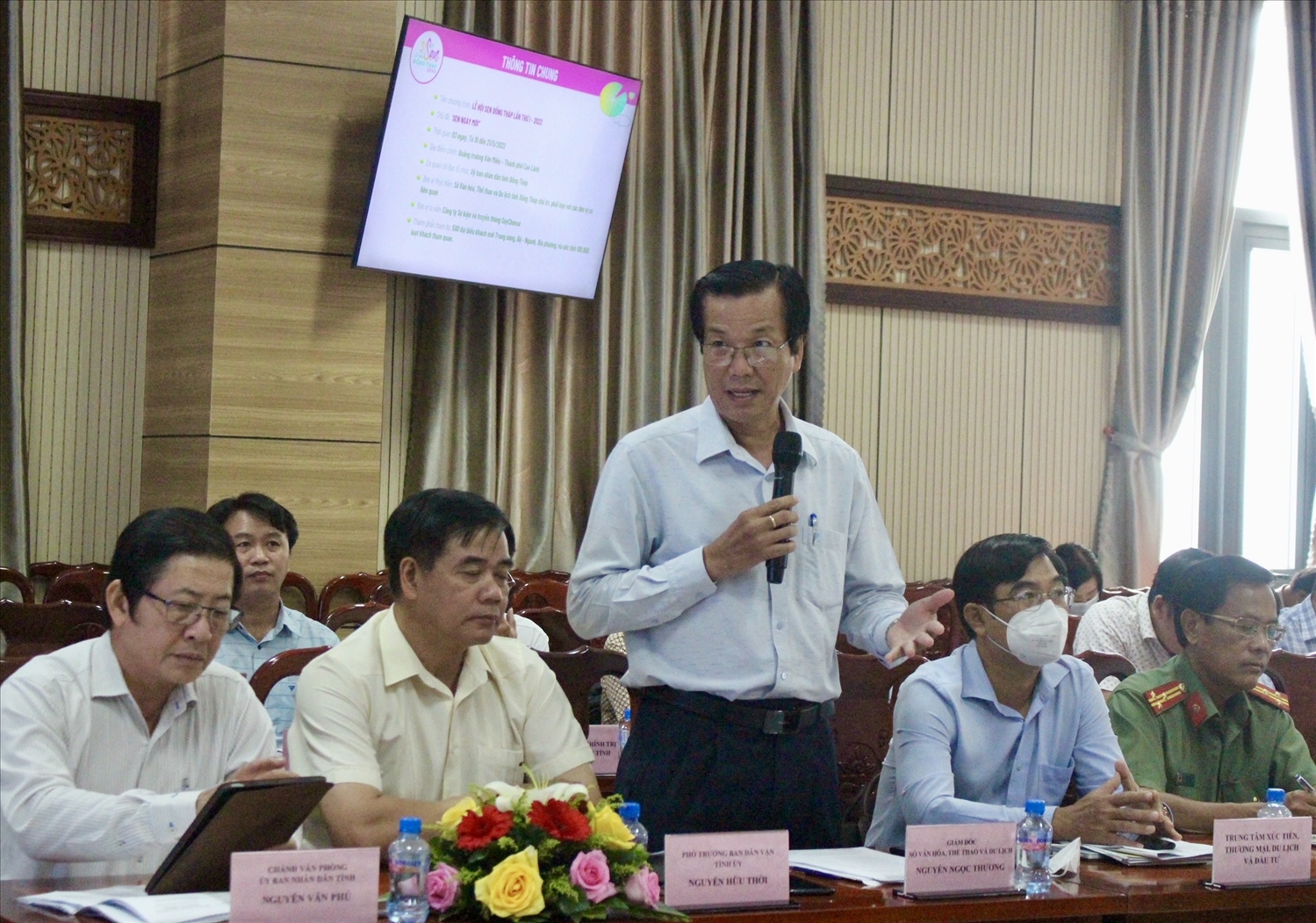 Ông Nguyễn Ngọc Thương, Giám đốc Sở Văn hóa, Thể thao và Du lịch tỉnh Đồng Tháp