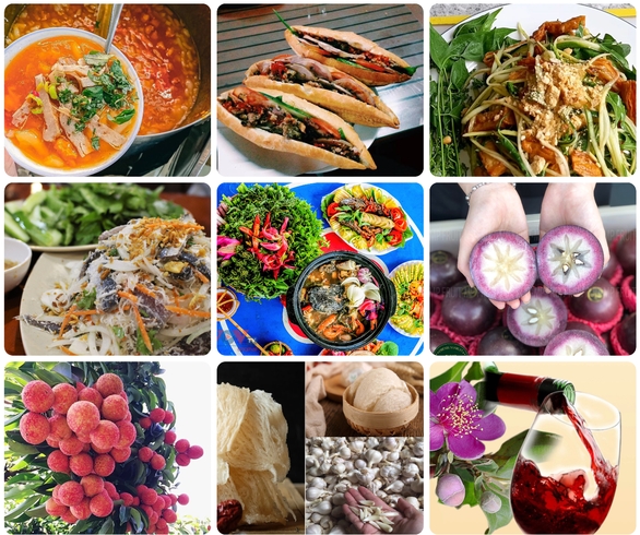 Những món ăn đặc sản, đặc sản thiên nhiên và đặc sản quà tặng được đề cử xác lập kỷ lục châu Á - Ảnh: Vietkings