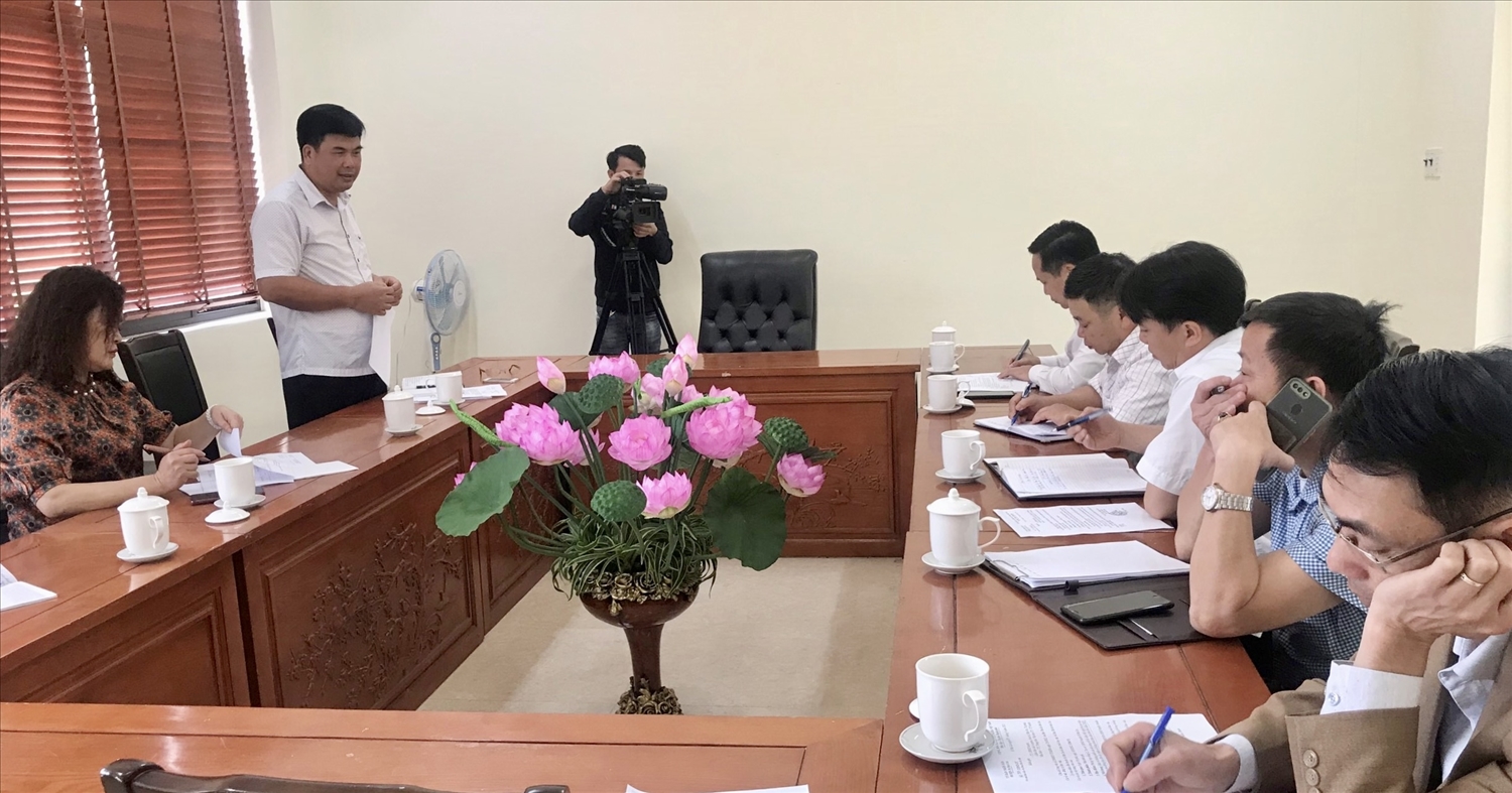 Lãnh đạo Ban Dân tộc Lào Cai làm việc với huyện Si Ma Cai về công tác chuẩn bị cho hội thi