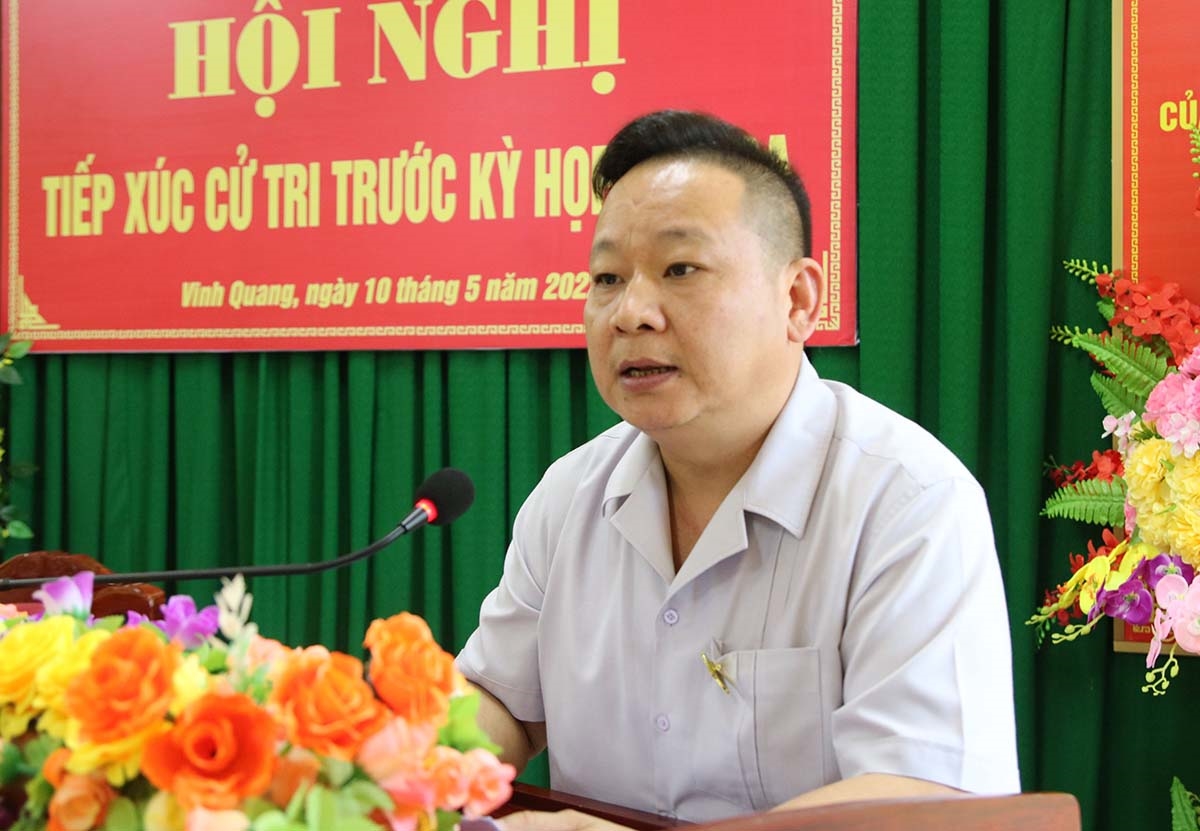 ĐBQH Tráng A Dương phát biểu kết luận Hội nghị 