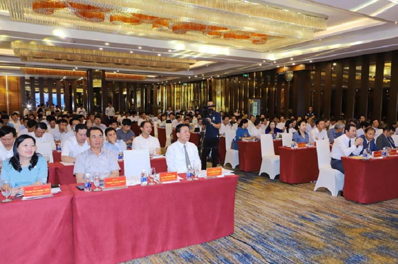 Các đại biểu dự Hội nghị công bố chỉ số DDCI Thanh Hóa năm 2021