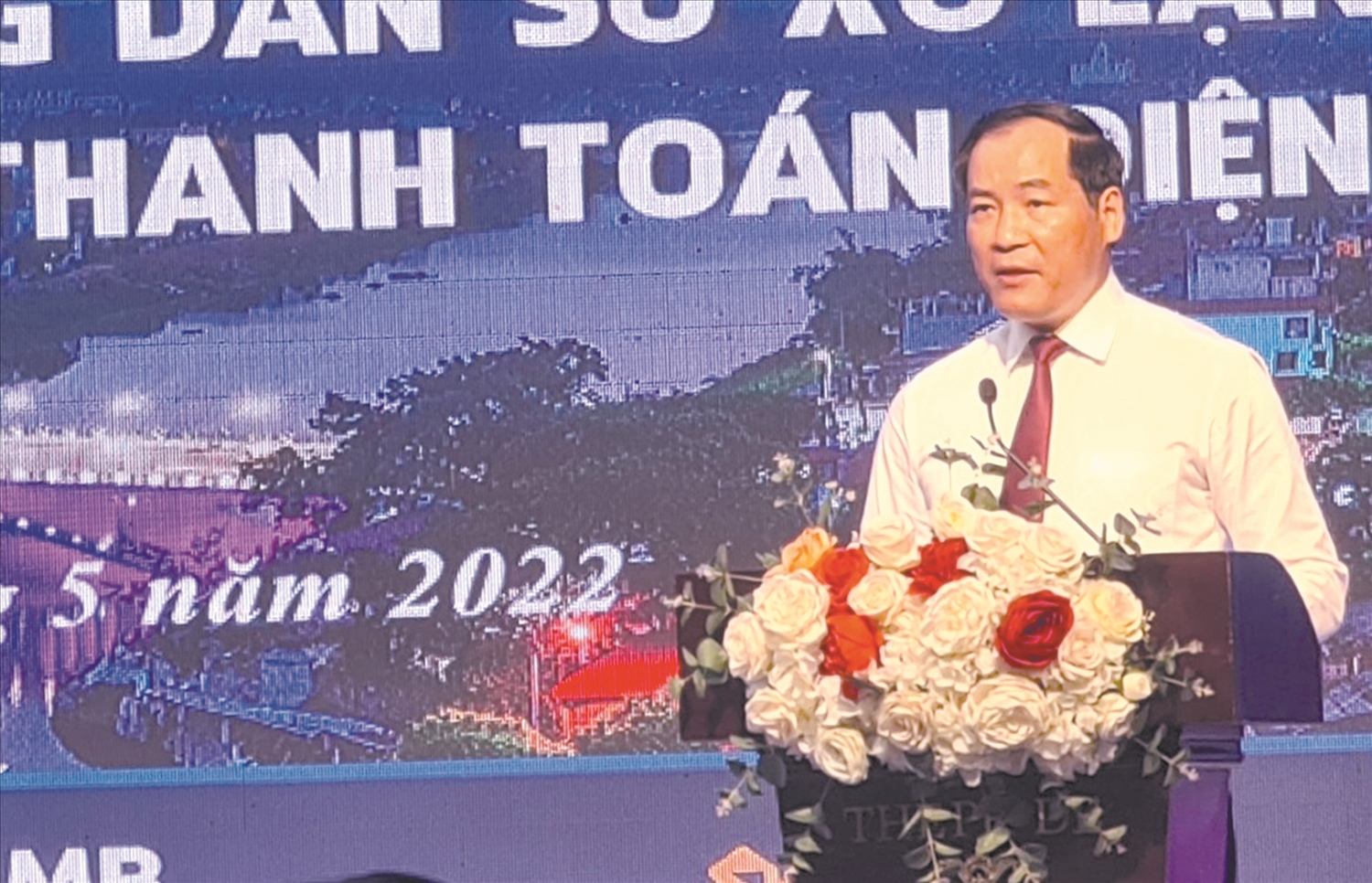 Ông Dương Xuân Huyên, Phó Chủ tịch thường trực UBND tỉnh Lạng Sơn phát biểu tại buổi lễ