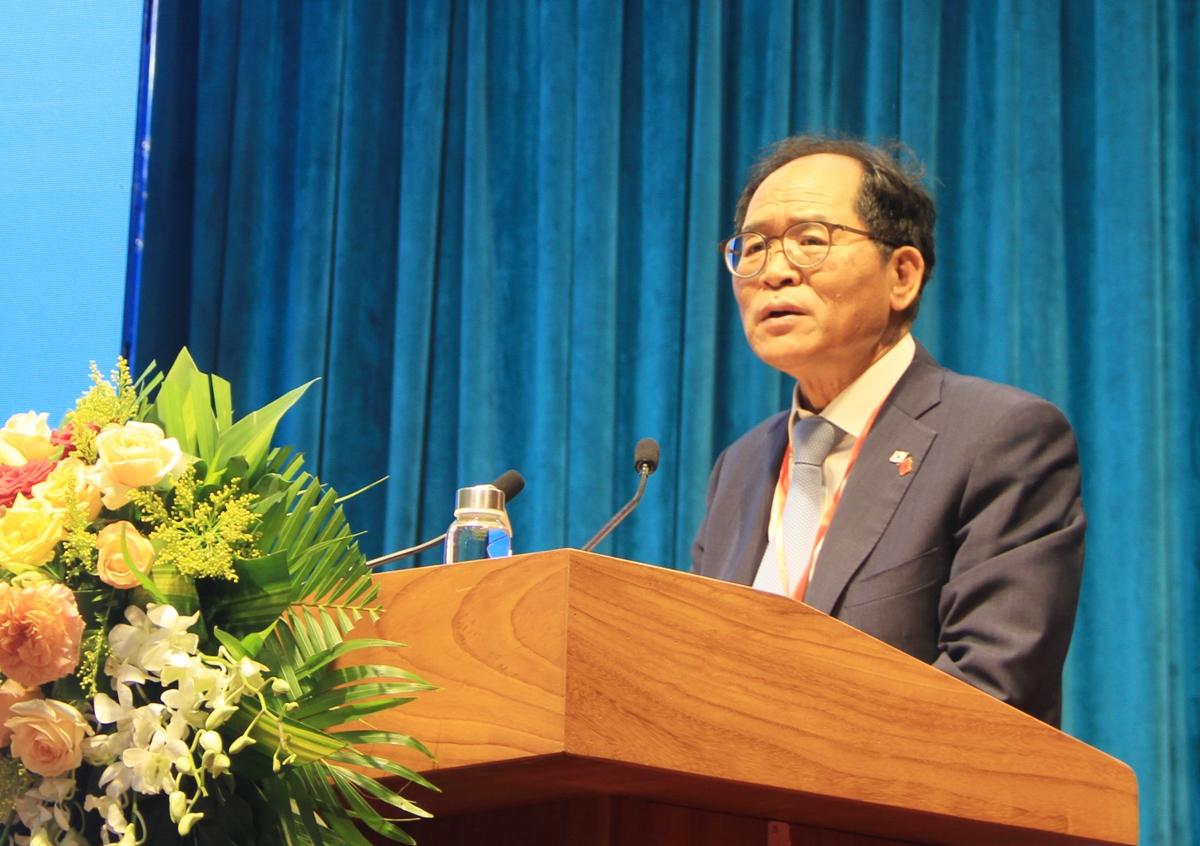 Đại sứ Hàn Quốc tại Việt Nam Park Noh-wan phát biểu tại sự kiện
