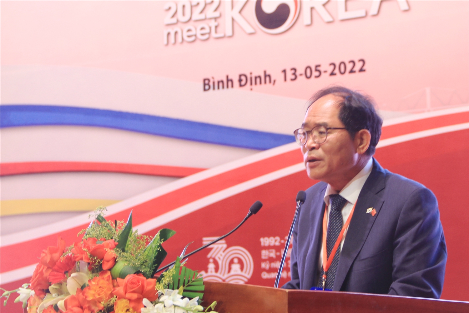 Đại sứ Hàn Quốc tại Việt Nam Park Noh-wan phát biểu tại Hội nghị