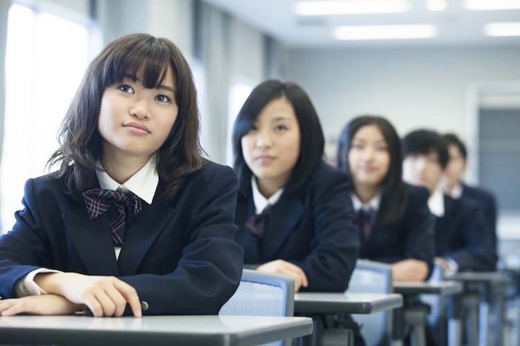 Học sinh Nhật Bản trên lớp học trước đại dịch Covid19 (ảnh ST )