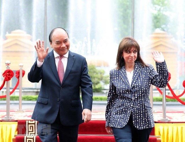 Nhận lời mời của Chủ tịch nước Nguyễn Xuân Phúc, Tổng thống Hy Lạp Katerina Sakellaropoulou thăm chính thức Việt Nam từ 15-19/5/2022