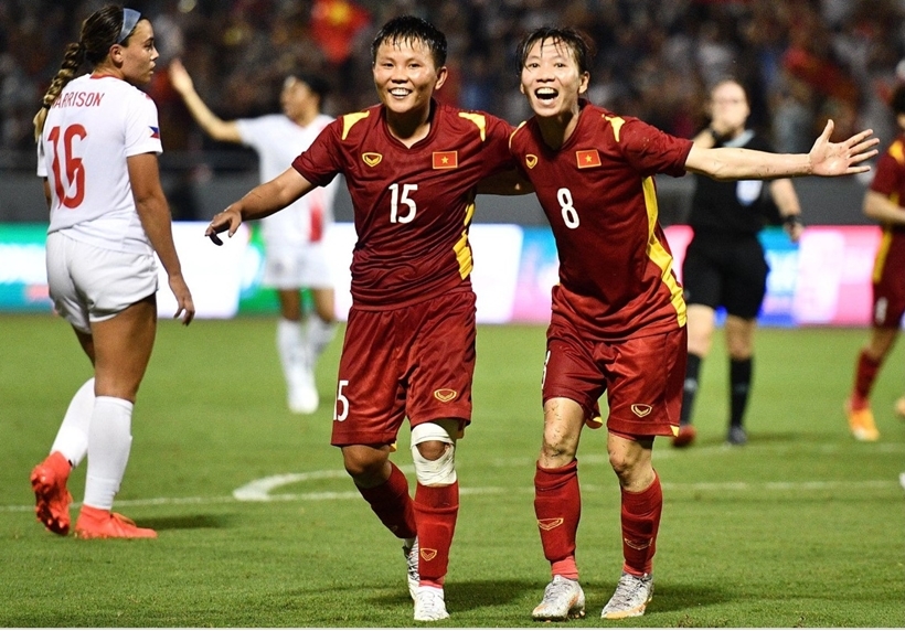 Đội tuyển nữ Việt Nam sẽ gặp đội tuyển nữ Myanmar ở bán kết. Ảnh minh hoạ