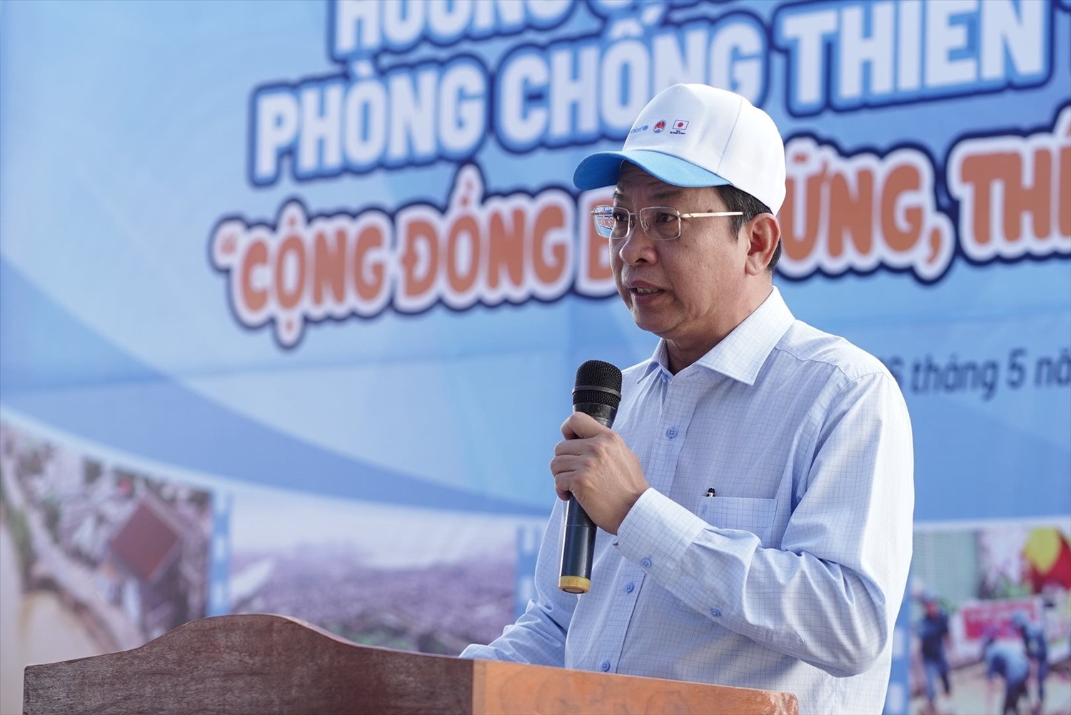 Phó Chủ tịch UBND tỉnh Sóc Trăng Vương Quốc Nam phát biểu tại buổi lễ