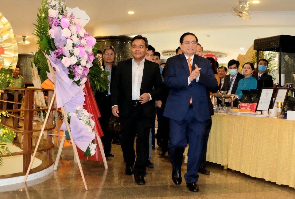 Thủ tướng Chính phủ Phạm Minh Chính đến tham dự Hội nghị Xúc tiến đầu tư tỉnh Gia Lai năm 2022