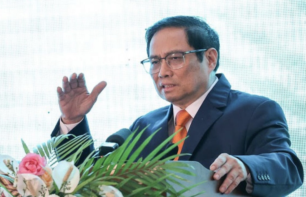 Thủ tướng Chính phủ Phạm Minh Chính phát biểu tại Hội nghị Xúc tiến đầu tư tỉnh Gia Lai năm 2022
