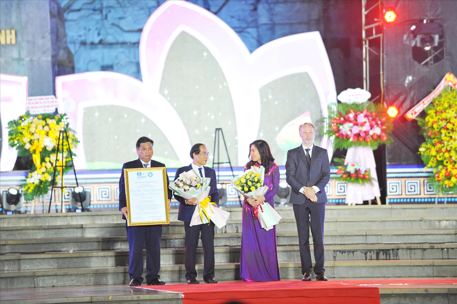 Cao nguyên Kon Hà Nừng tỉnh Gia Lai vinh dự đón nhận Bằng chứng nhận Khu dự trữ sinh quyển thế giới của của Tổ chức Giáo dục, Khoa học và Văn hóa Liên hợp Quốc (UNESCO)