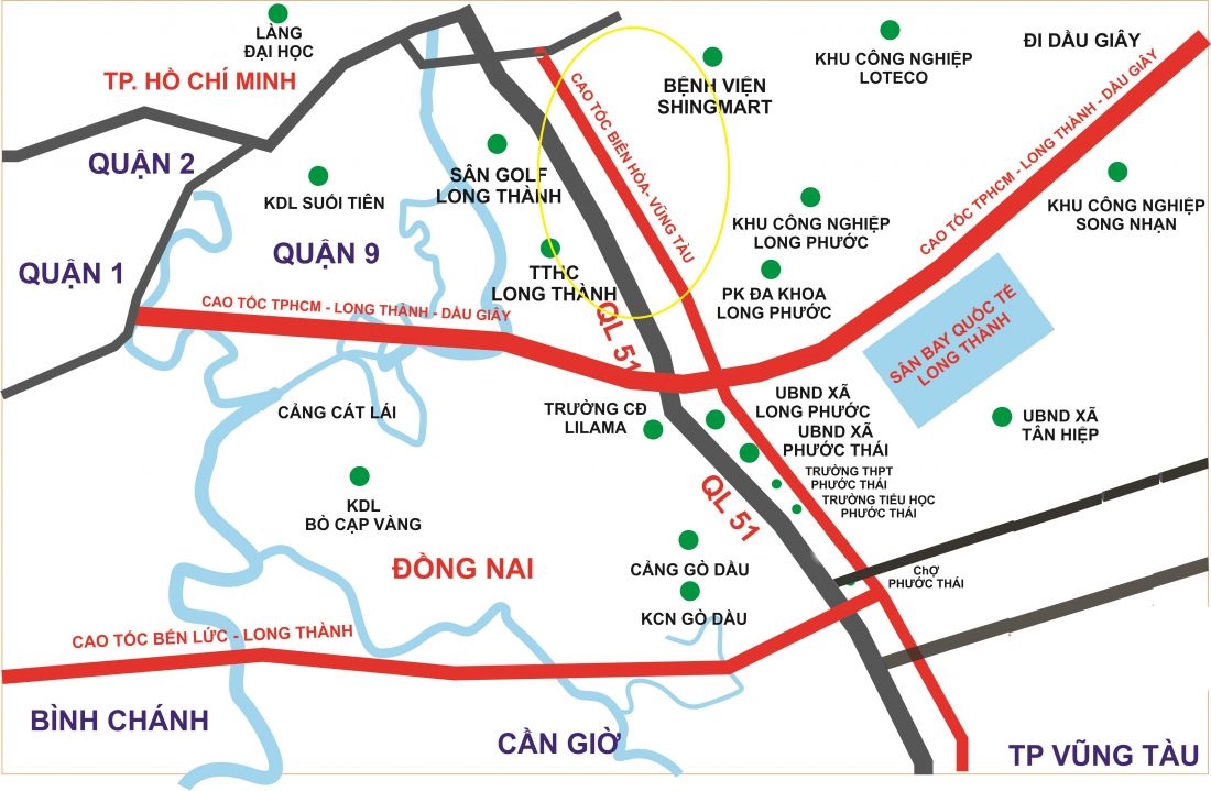 Dự án cao tốc Biên Hòa - Vũng Tàu chia thành 3 dự án thành phần để thực hiện