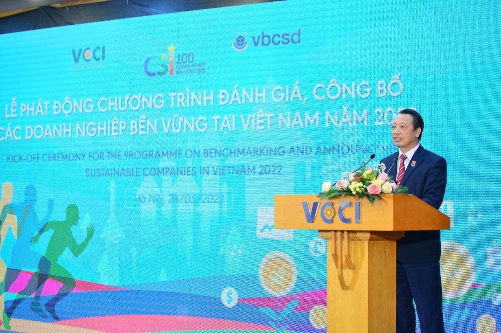 Ông Nguyễn Quang Vinh – Phó Chủ tịch chuyên trách VCCI phát động chương trình