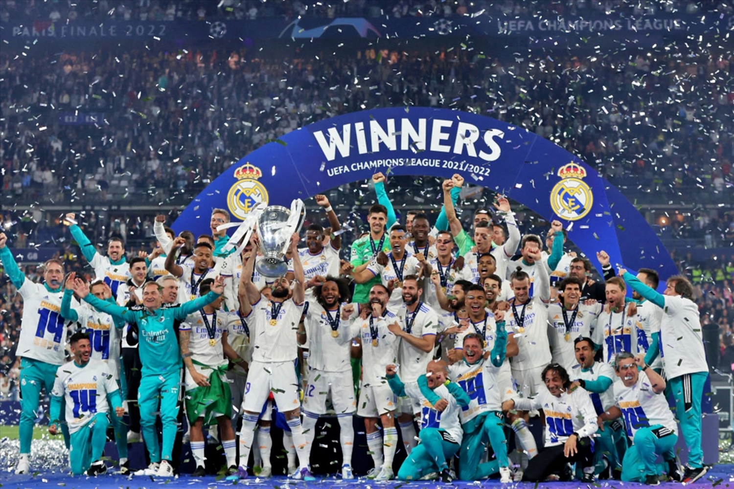 Real Madrid vô địch Cúp C1 châu Âu sau khi chiến thắng hàng loạt các đội bóng lớn. (Ảnh: Reuters)