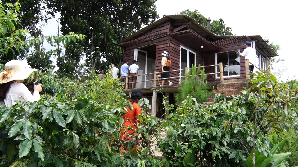 Bungalow 5 mùa là mô hình du lịch nhà vườn đầu tiên tại xã Hướng Phùng