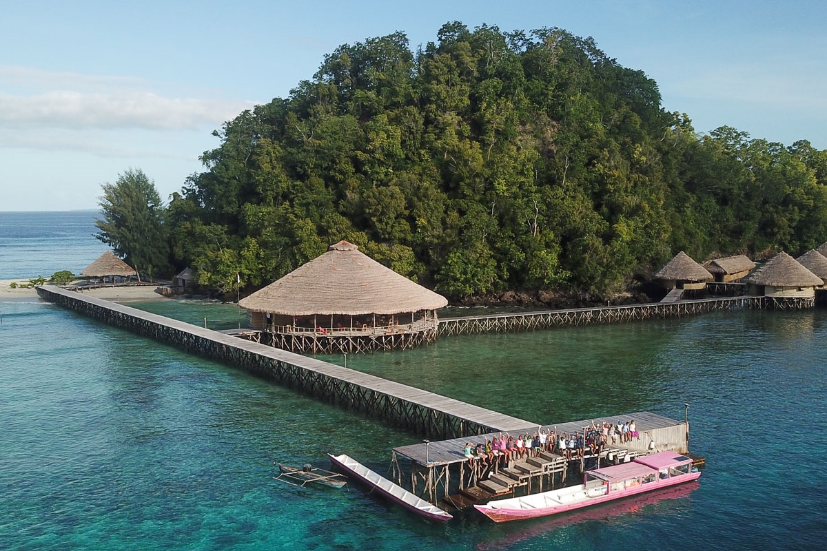 Khu nghỉ dưỡng sinh thái MahaRaja thuộc quần đảo Raja Ampat 