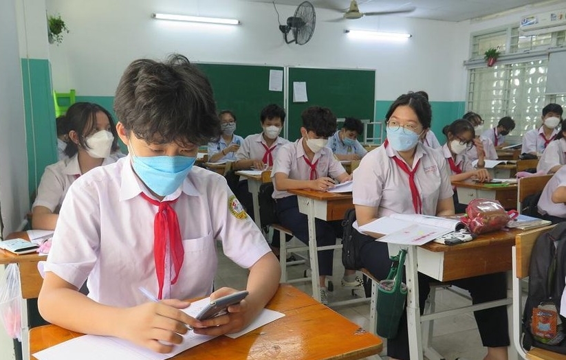 Gần 94.000 học sinh ở TP Hồ Chí Minh bước vào kỳ thi lớp 10 công lập. Ảnh minh hoạ