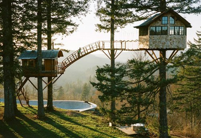 Nhà trên cây ở Skamania, Washington (Mỹ)