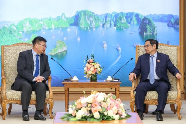 Thủ tướng cho biết Việt Nam sẵn sàng ủng hộ Mông Cổ tăng cường hợp tác với ASEAN và các cơ chế hợp tác khác - Ảnh: VGP/Nhật Bắc
