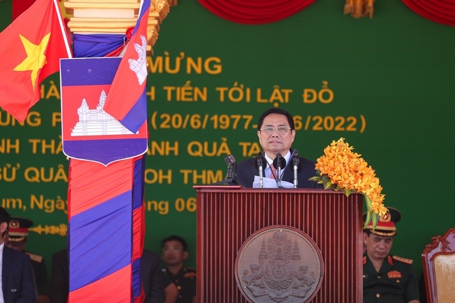 Thủ tướng Chính phủ Phạm Minh Chính: Quan hệ đoàn kết hữu nghị truyền thống Việt Nam – Campuchia là tài sản vô giá - Ảnh: VGP/Nhật Bắc