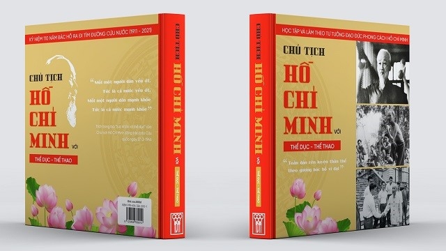 Bìa sách “Chủ tịch Hồ Chí Minh với Thể dục Thể thao”