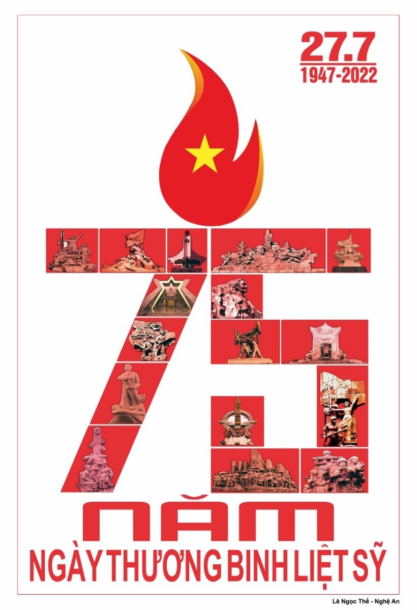 Công bố bộ sưu tập 75 tranh cổ động tuyên truyền kỷ niệm 75 năm Ngày Thương binh, Liệt sỹ 1