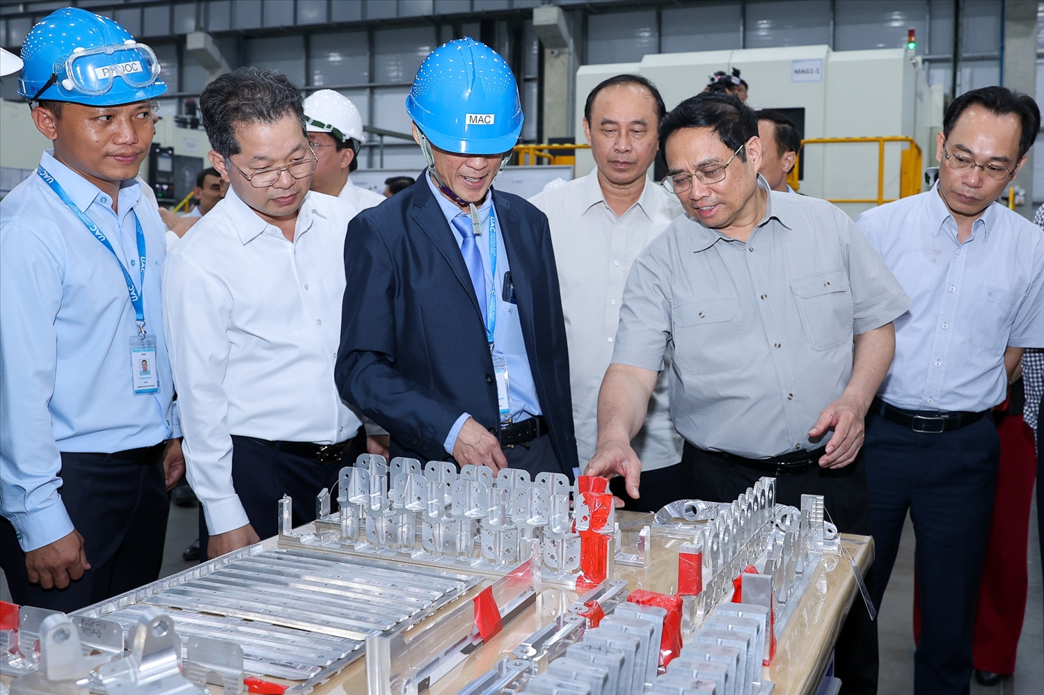 Các sản phẩm sản xuất tại Nhà máy được xuất khẩu đi các thị trường Châu Âu, Malaysia và Bắc Mỹ. Ảnh VGP/Nhật Bắc