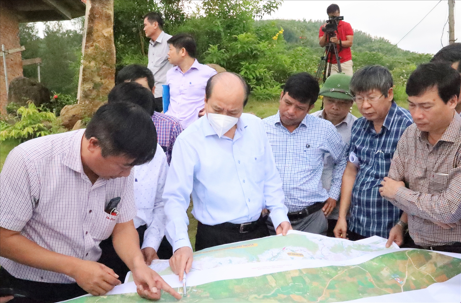 Đoàn công tác UBND tỉnh Đắk Lắk khảo sát dự án đường bộ cáo tốc Khánh Hòa - Buôn Ma thuột