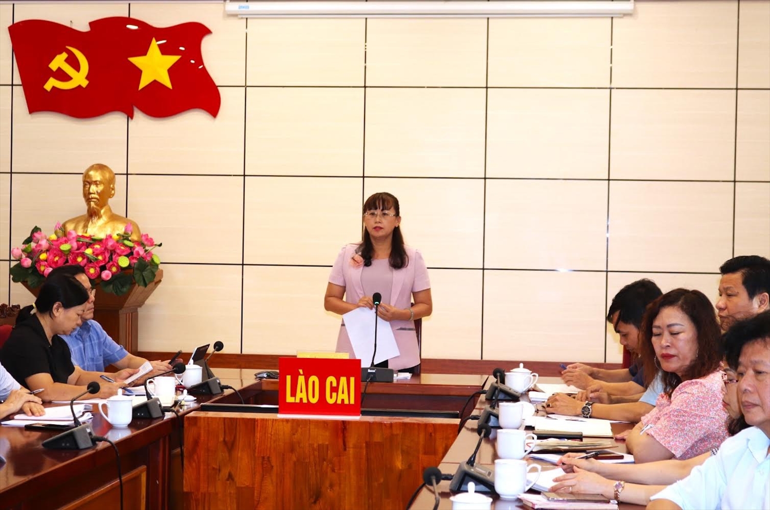 Bà Giàng Thị Dung - Phó Chủ tịch UBND tỉnh Lào Cai