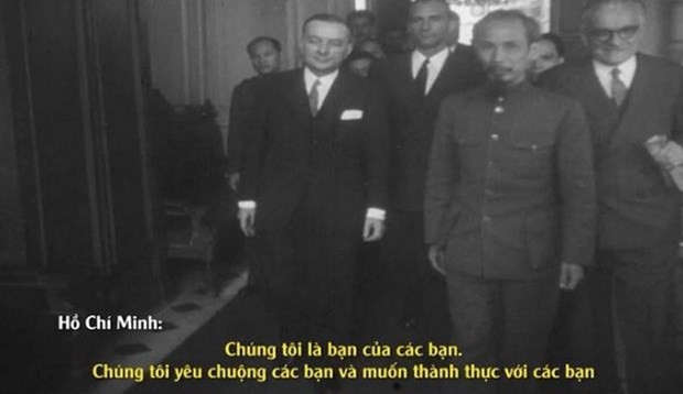 Hình ảnh trong bộ phim tư liệu về Chủ tịch Hồ Chí Minh. (Nguồn: hochiminh.vn)