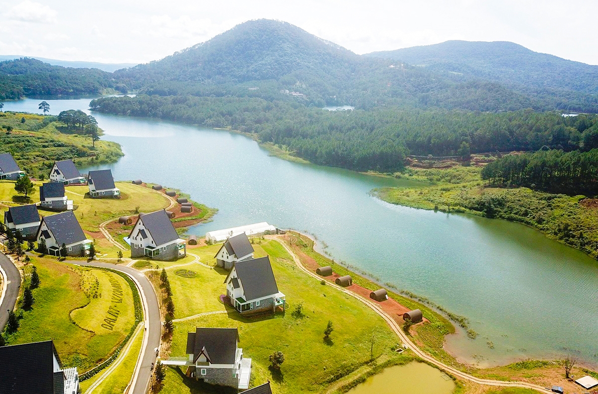 Một góc Khu du lịch quốc gia hồ Tuyền Lâm Đà Lạt