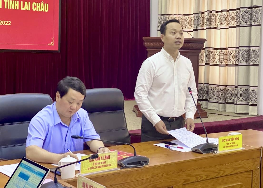 Chủ tịch UBND tỉnh Lai Châu Trần Tiến Dũng cho biết, tỉnh luôn dành sự quan tâm đến công tác dân tộc, thực hiện chính sách dân tộc