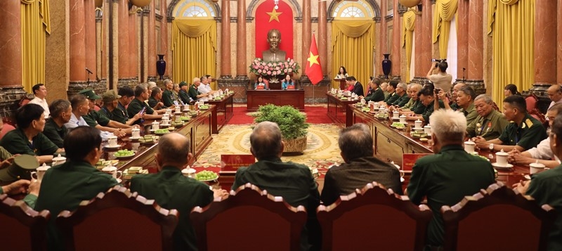  Phó Chủ tịch nước Võ Thị Ánh Xuân gặp mặt Đoàn đại biểu người có công tiêu biểu tỉnh Bắc Kạn.