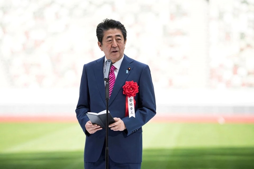 Cựu Thủ tướng Nhật Bản Abe Shinzo. Ảnh: Reuters 