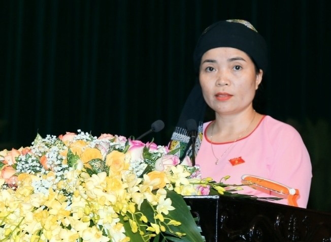Đại biểu Lương Thị Lưu - Bí thư Đảng ủy, Chủ tịch HĐND xã Bát Mọt, huyện Thường Xuân