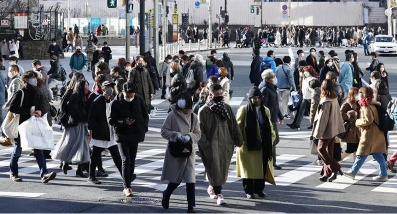 Nhật Bản ghi nhận thêm 104.832 ca nhiễm COVID-19 trong ngày qua. (Ảnh: AFP)