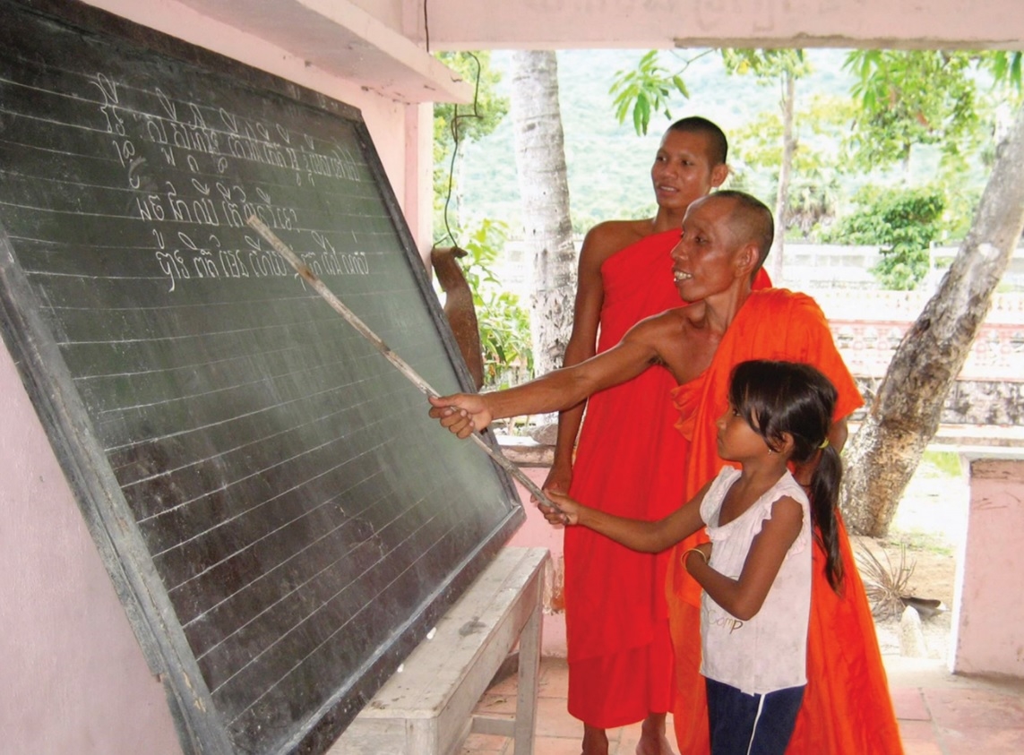 dạy chữ Khmer còn được tổ chức trong dịp hè