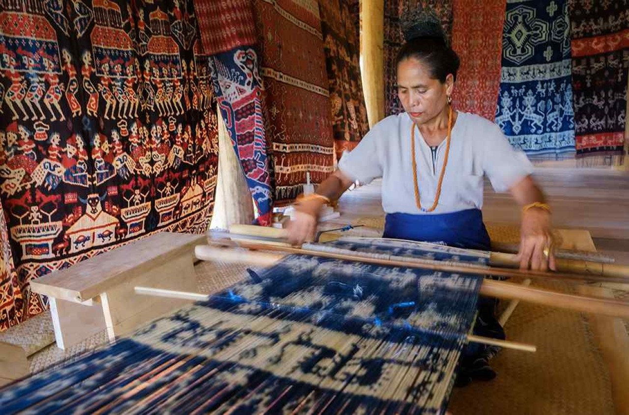 Kỹ thuật dệt Sumba truyền thống của người Indonesia