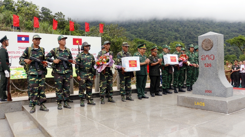 Lực lượng Biên phòng 2 nước Việt Nam- Lào tổ chức tuần tra song phương
