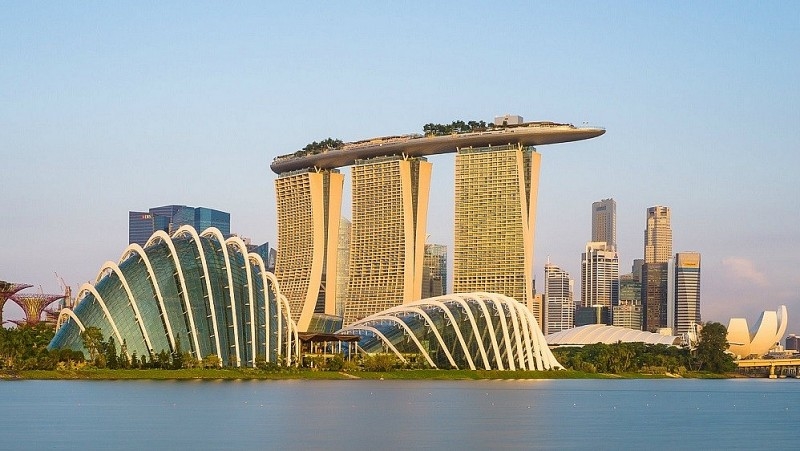 Hội nghị thượng đỉnh các thành phố thế giới (WCS) lần thứ 8 diễn ra tại Trung tâm Hội nghị và Triển lãm tại Marina Bay Sands của Singapore. (Nguồn: Sunday Guardian Live)