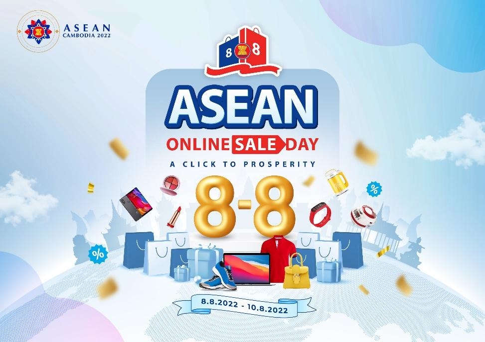 Ngày mua sắm trực tuyến lớn nhất ASEAN mùa 3 – ASEAN Online Sale Day 2022 sẽ do Campuchia – Chủ tịch năm ASEAN 2022 cùng Singapore và Việt Nam đồng chủ trì, tổ chức.