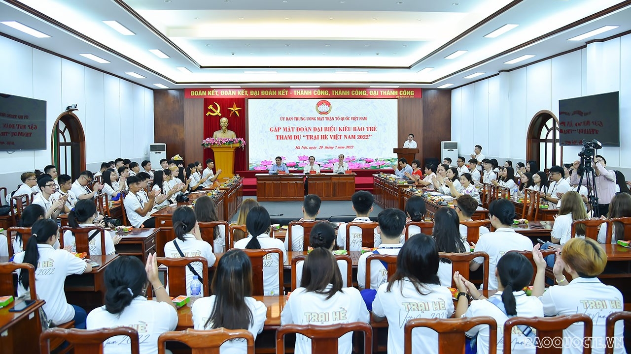 Hình ảnh: Vinh danh 8 kiều bào trẻ tiêu biểu tại Trại hè Việt Nam 2022 số 2