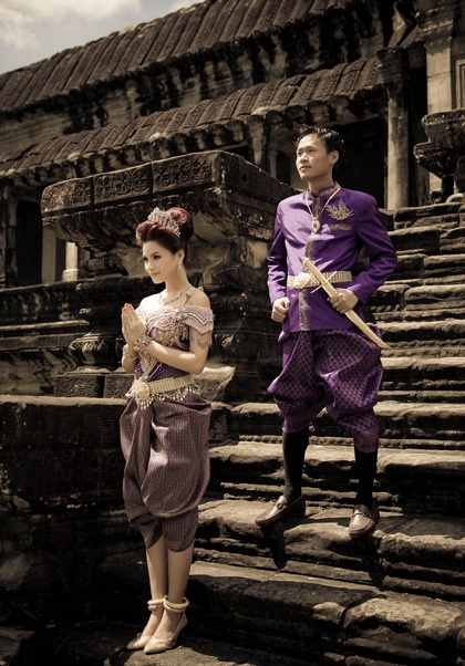 Trang phục cưới truyền thống của người Campuchia