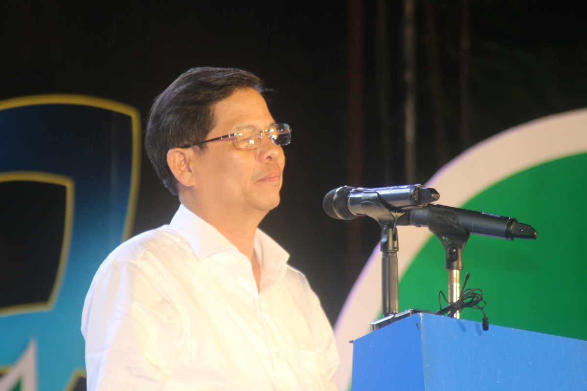 Chủ tịch UBND tỉnh Khánh Hòa Nguyễn Tấn Tuân phát biểu khai mạc