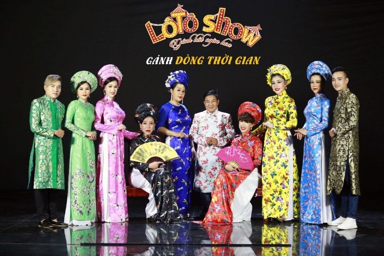 Game show thuần Việt đang dần lấy được thế “thượng phong” Ảnh: Chương trình “Lô tô gánh hát ngàn hoa”